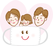 みんなでマスクイラスト