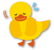 お祈りするぴよきち